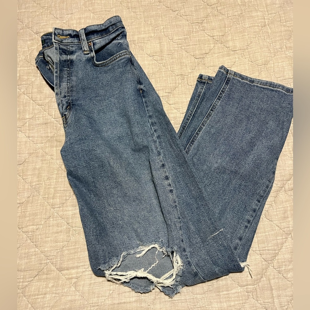 Target brand wild fable straight leg holy jeans